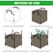 Ipower Cubic Grow Bag 5 Gallon, 5-pack, 10pcs Plant Labels, 5PK GLGROWBAGCUBIC5X5 - alternate 2